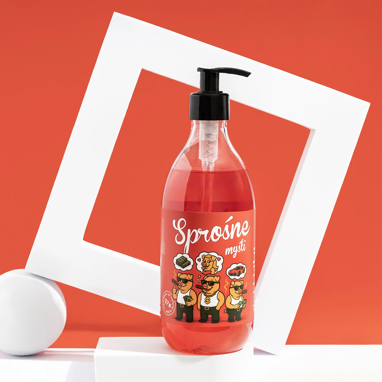 LaQ Sprośne Myśli żel pod prysznic, 500 ml