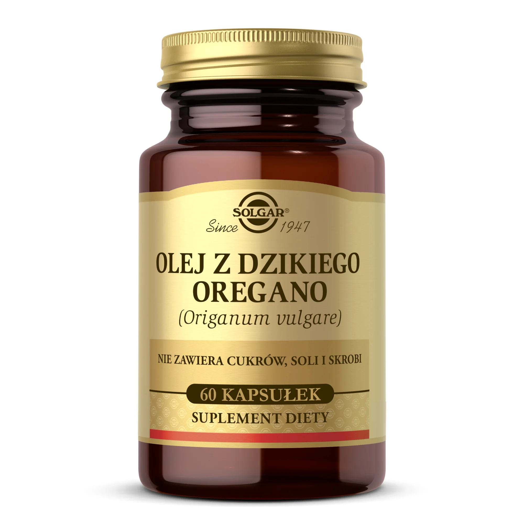 Solgar olej z dzikiego oregano, 60 kapsułek