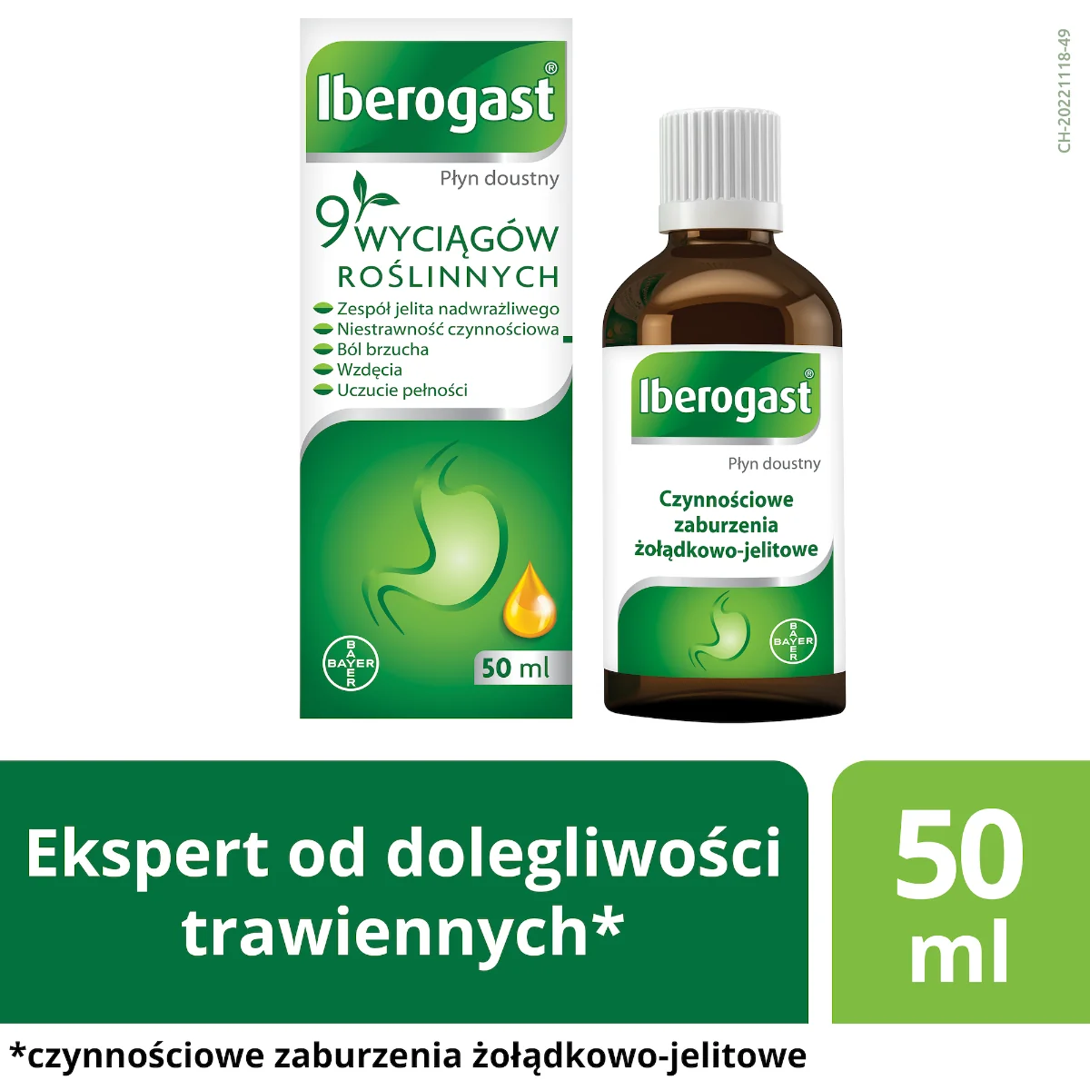 Iberogast, płyn doustny, 50 ml 