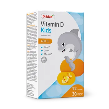 Vitamin D Kids Dr.Max , suplement diety, 30 kapsułek twist off 