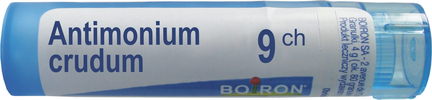 Boiron Antimonium Crudum 9 CH granulki, 4 g