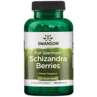 Swanson Schizandra (cytryniec chiński), 525 mg, suplement diety, 90 kapsułek