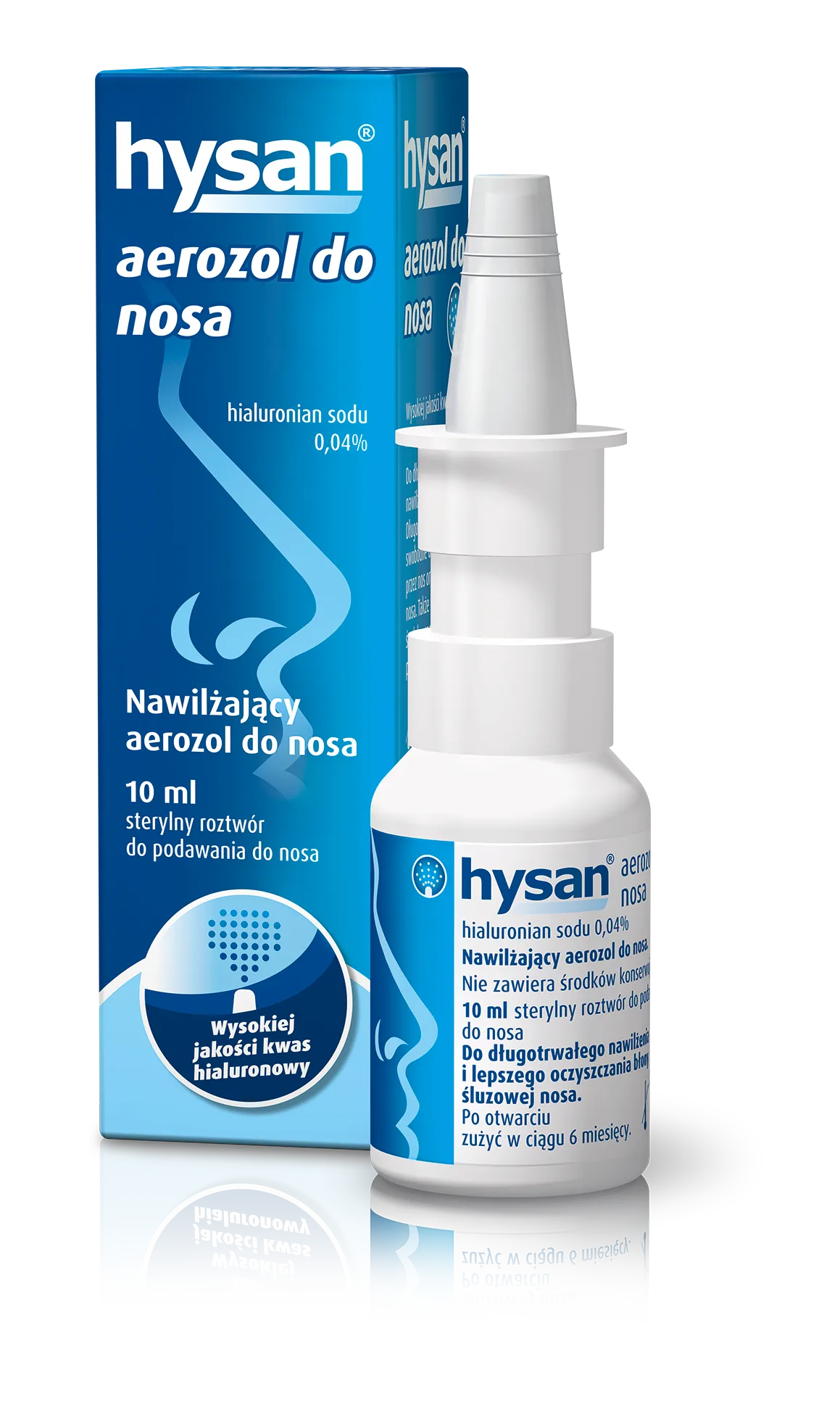 Hysan, nawilżający aerozol do nosa, 20 ml