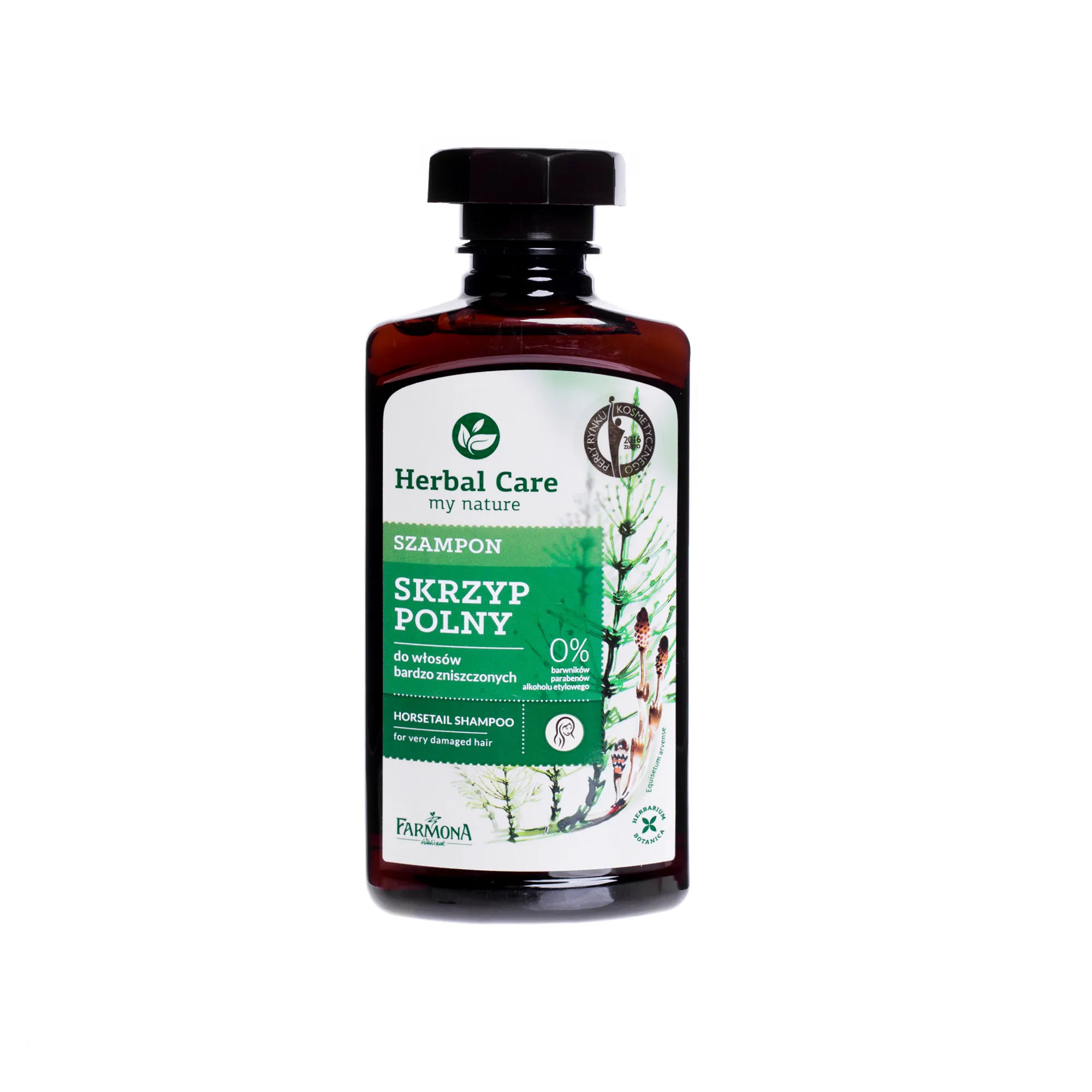 Herbal Care szampon do włosów bardzo zniszczonych Skrzyp polny, 330 ml 