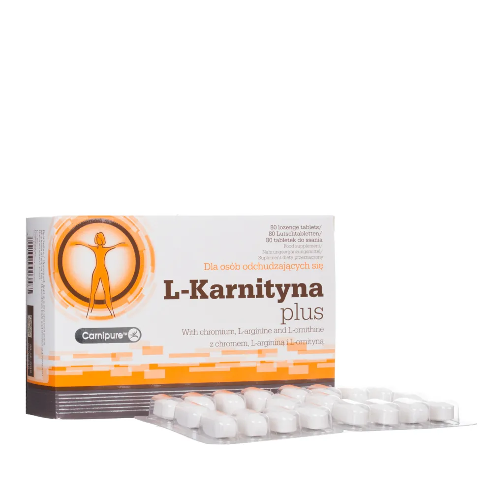 Olimp L-Karnityna Plus, suplement diety, 80 tabletek do ssania