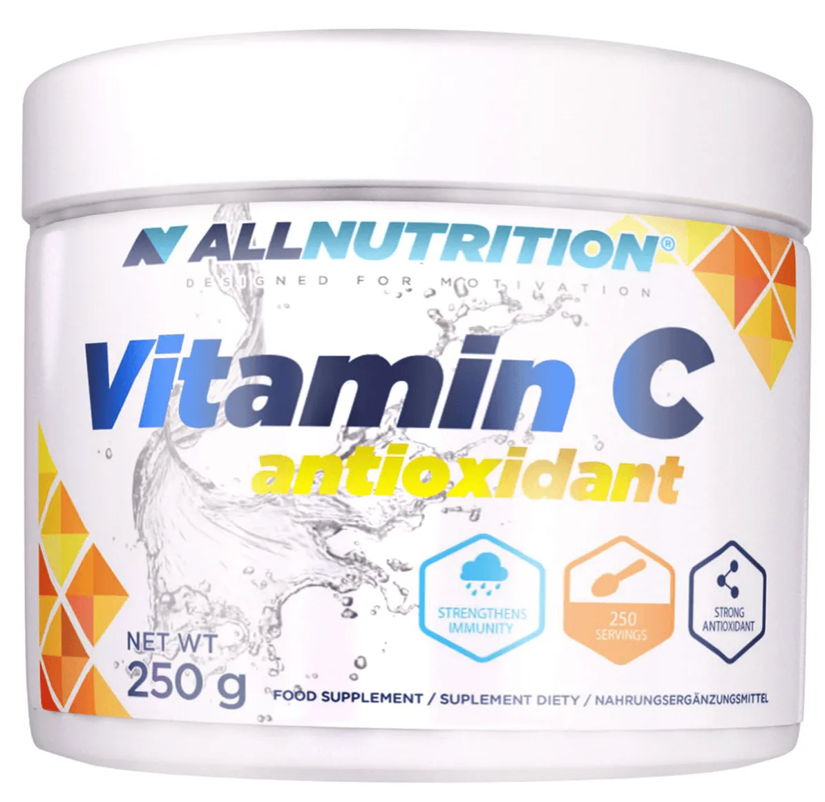 Allnutrition Vitamin C antioxidant, suplement diety, proszek 250 g