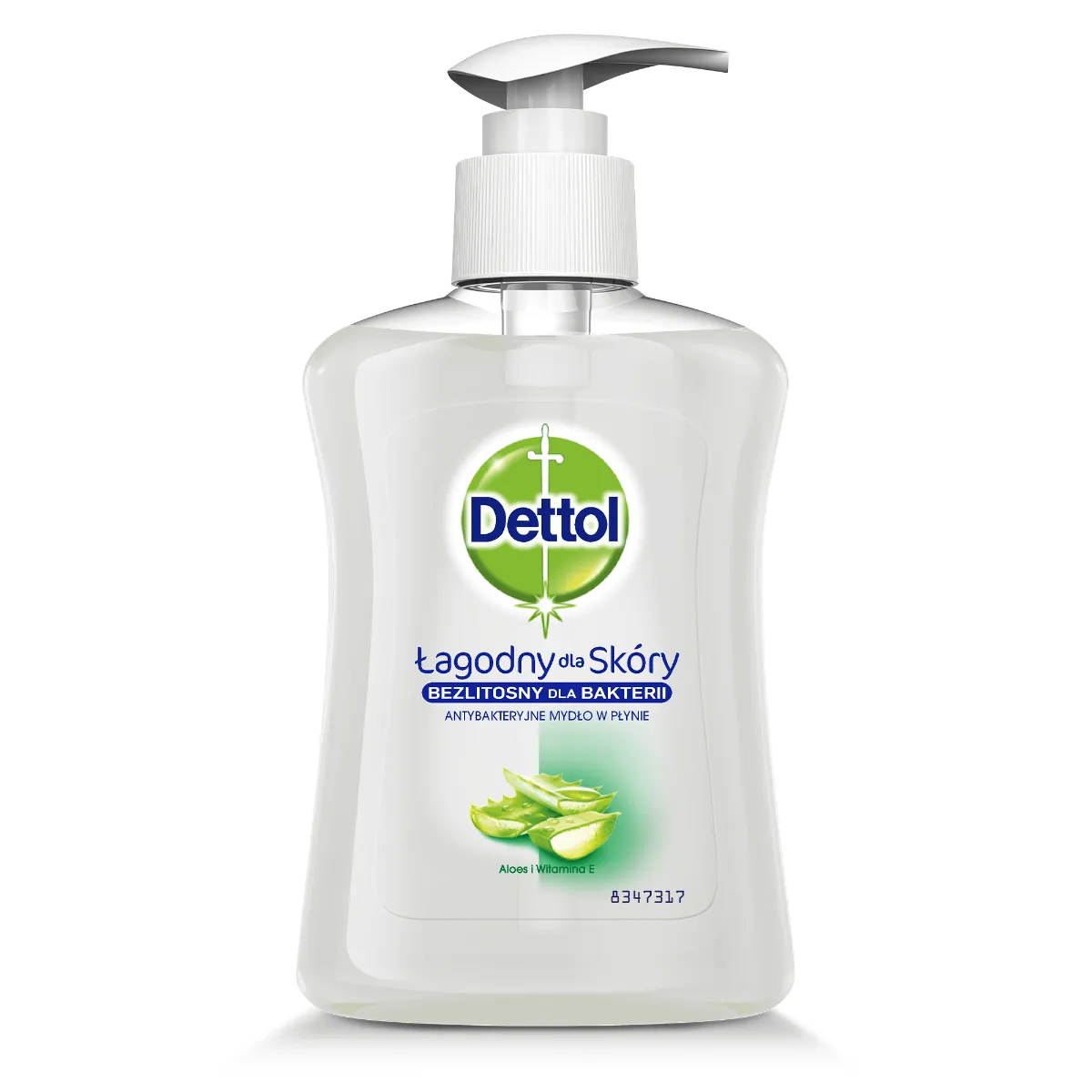 Dettol, antybakteryjne mydło w płynie, aloes i witamina E, pompka, 250 ml