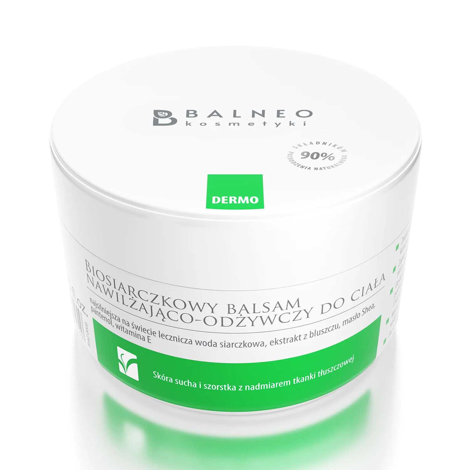 Balneokosmetyki biosiarczkowy balsam nawilżająco-odżywczy do ciała, 250 ml