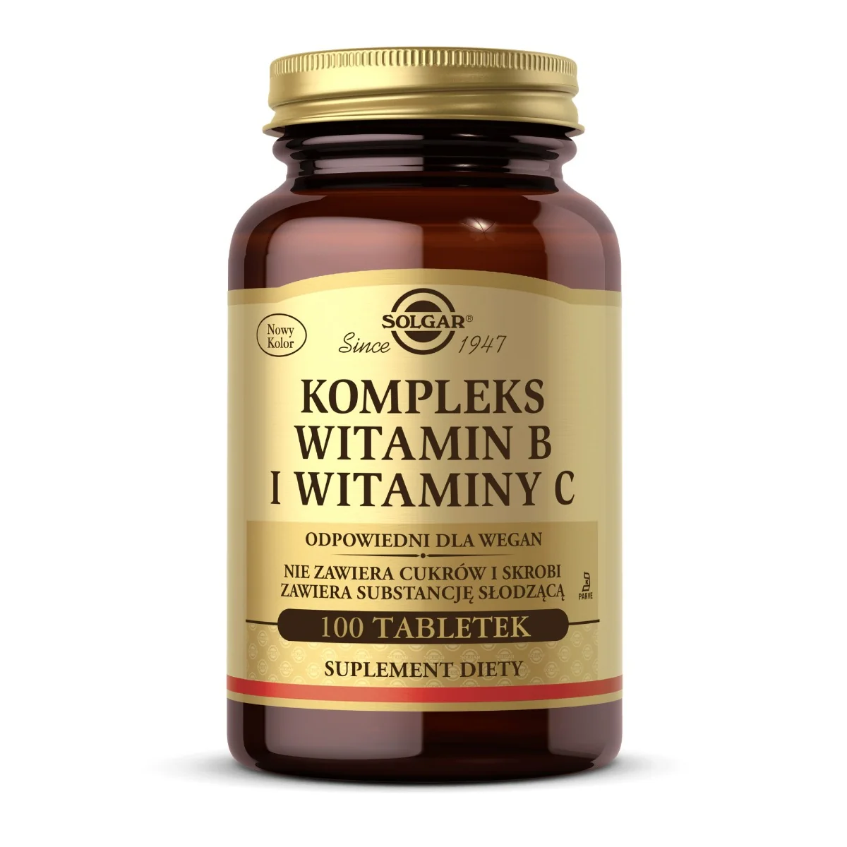 Solgar Witamina B-Kompleks z Witaminą C 100 tabletek