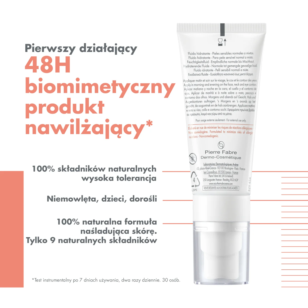 Avène Tolerance Hydra-10 fluid nawilżający, 40 ml