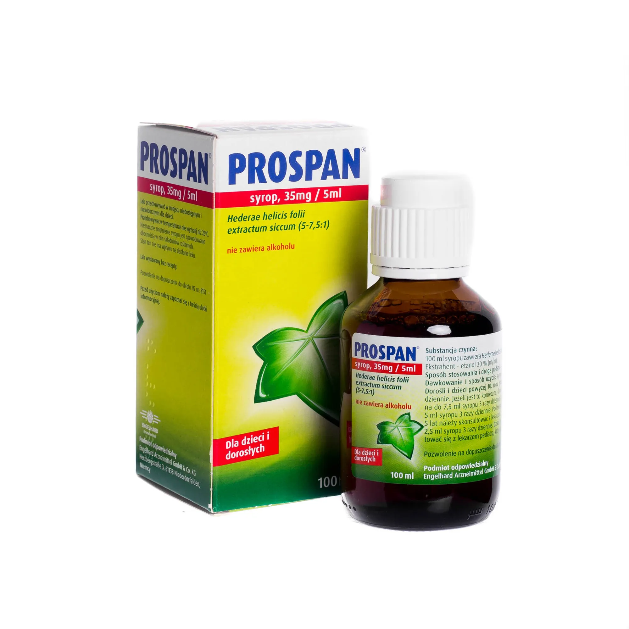 Prospan, 0,035 g/5ml, 100 ml 