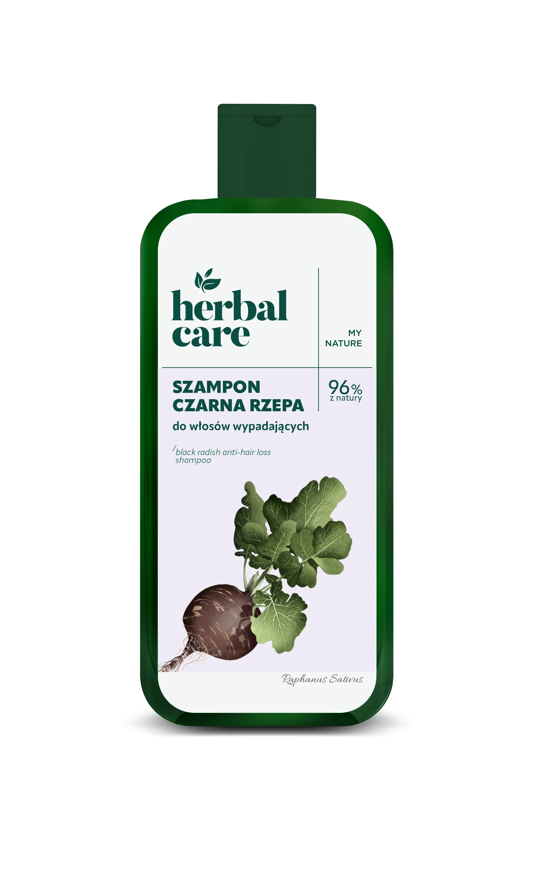 Herbal Care Czarna rzepa szampon do włosów wypadających, 330 ml