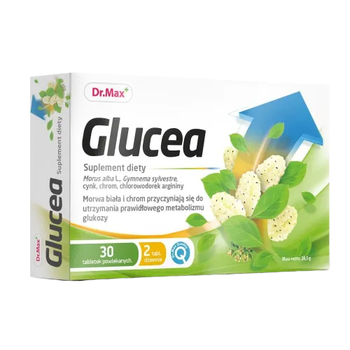 Glucea Dr.Max, suplement diety, 30 tabletek