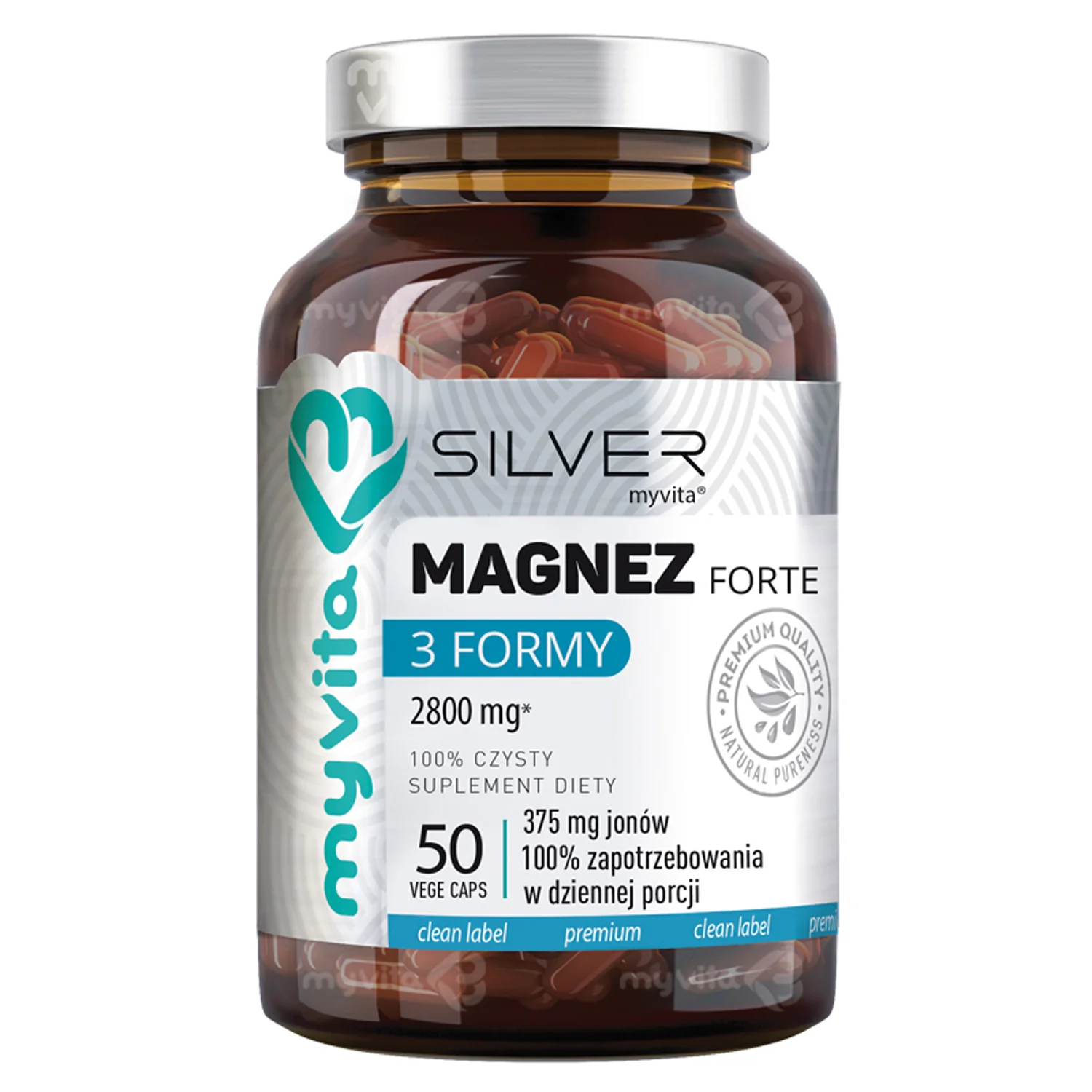 MyVita Silver Magnez Forte 3 Formy 50 kapsułek