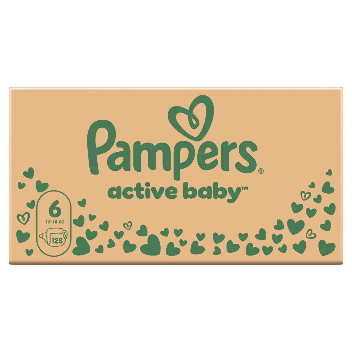 Pampers Active Baby 6 rozmiar 6, 13-18 kg, 128 szt.