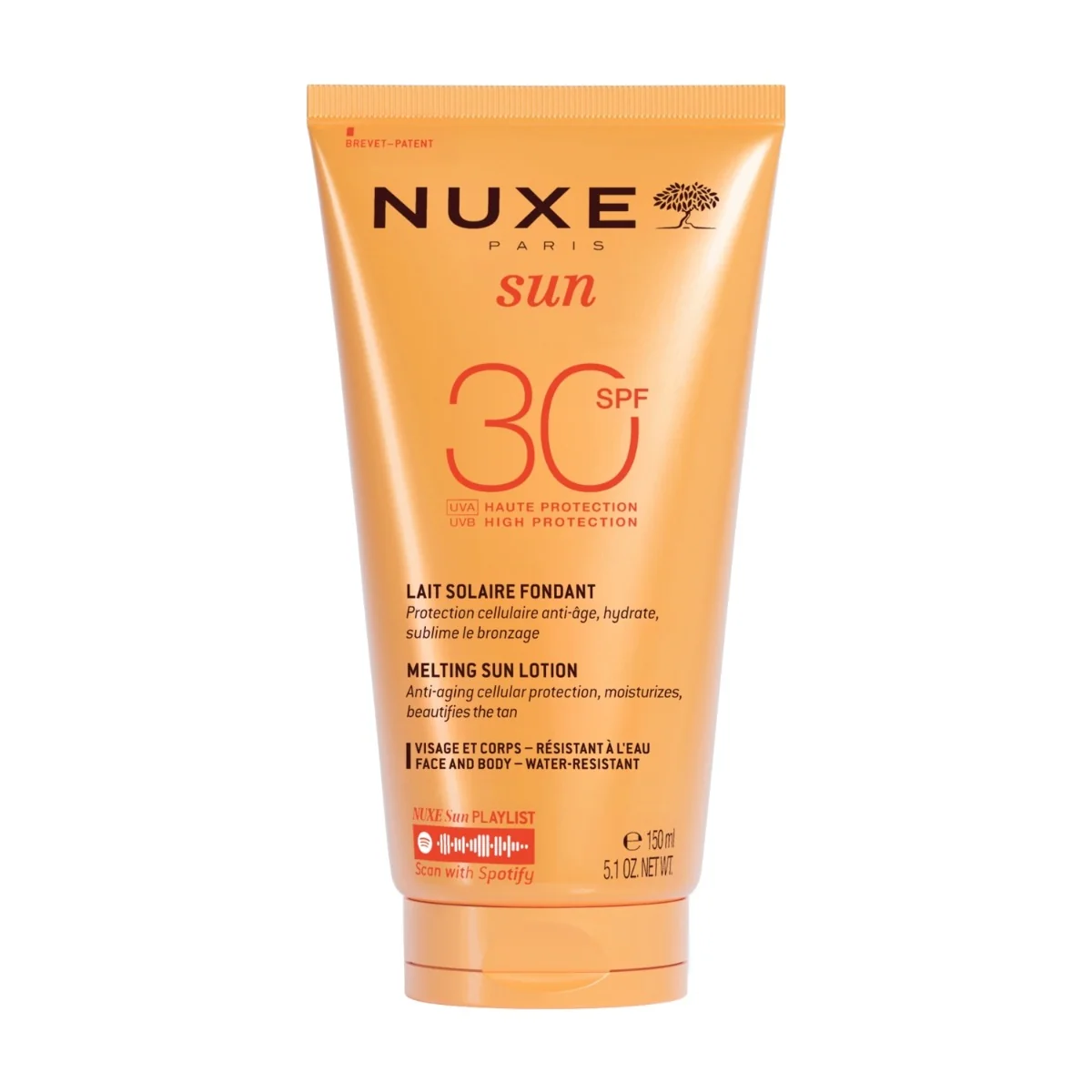 Nuxe Sun mleczko do opalania twarzy i ciała SPF 30, 150 ml