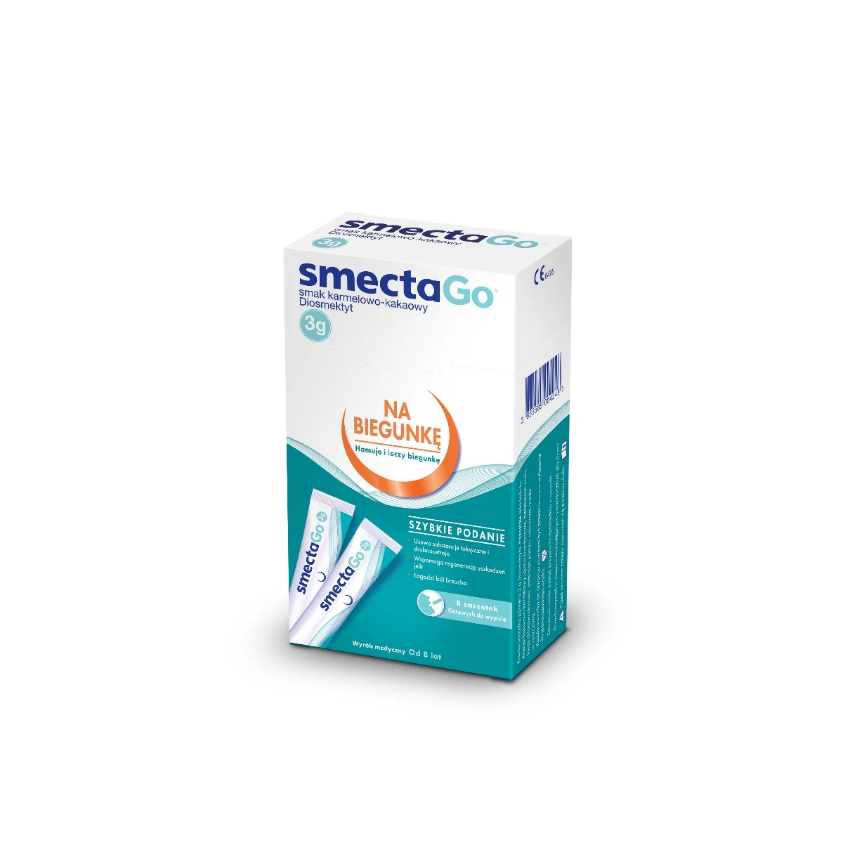 SmectaGO zawiesina doustna, 8 saszetek
