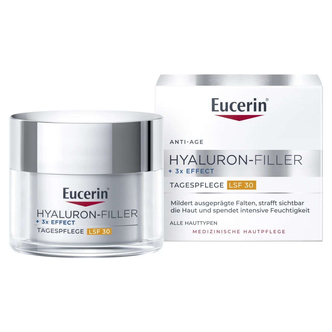 Eucerin Hyaluron-Filler przeciwzmarszczkowy krem na dzień do każdego typu skóry SPF 30, 50 ml