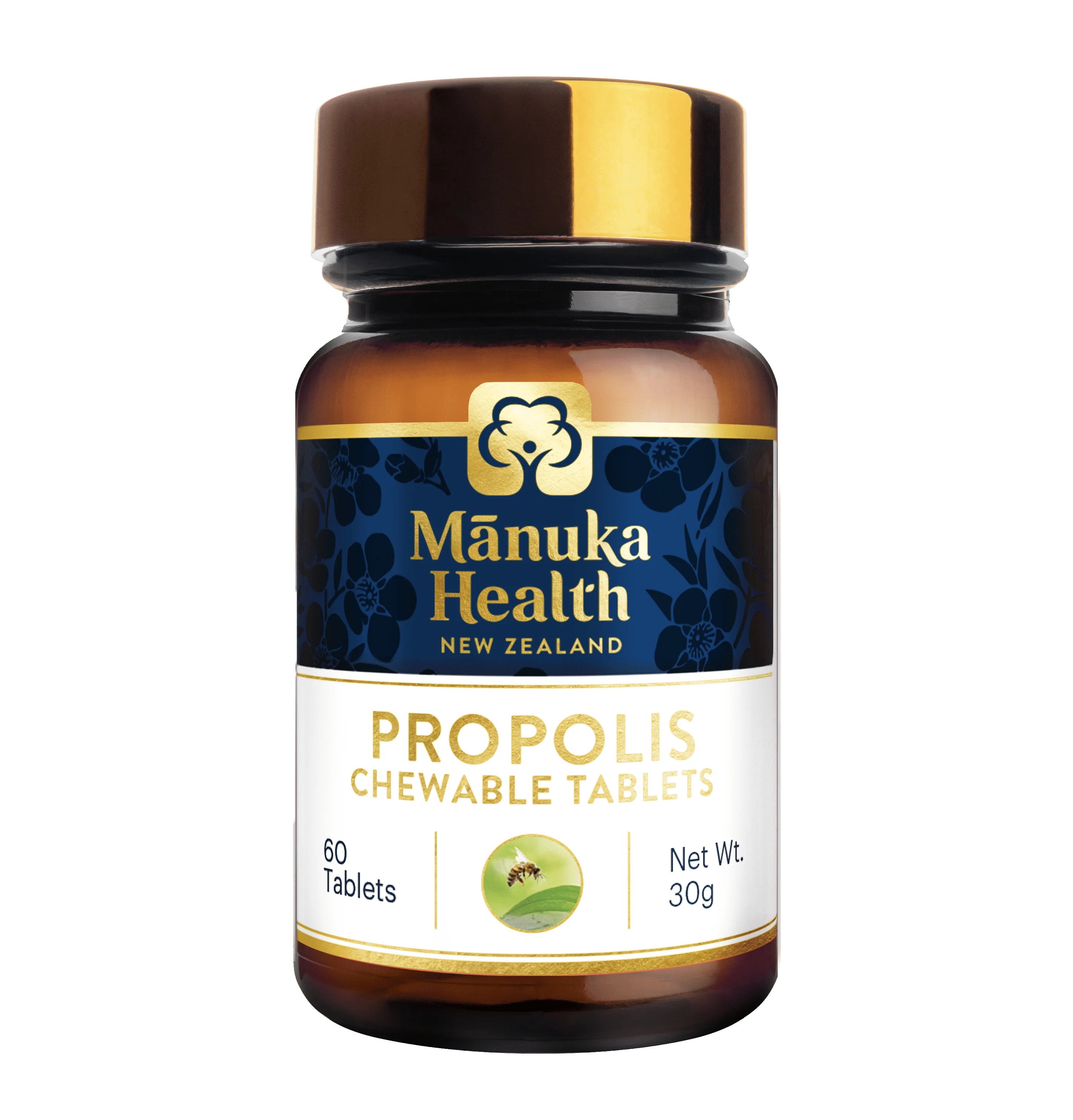 Manuka Health propolis w tabletkach do żucia, 60 tabletek