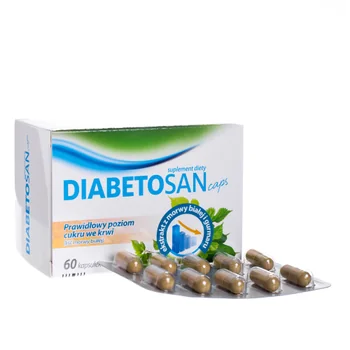 Diabetosan Caps suplement diety, 60 kapsułek