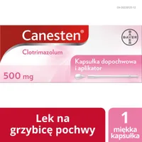 Canesten, 0,5 g, 1 kapsułka dopochwowa