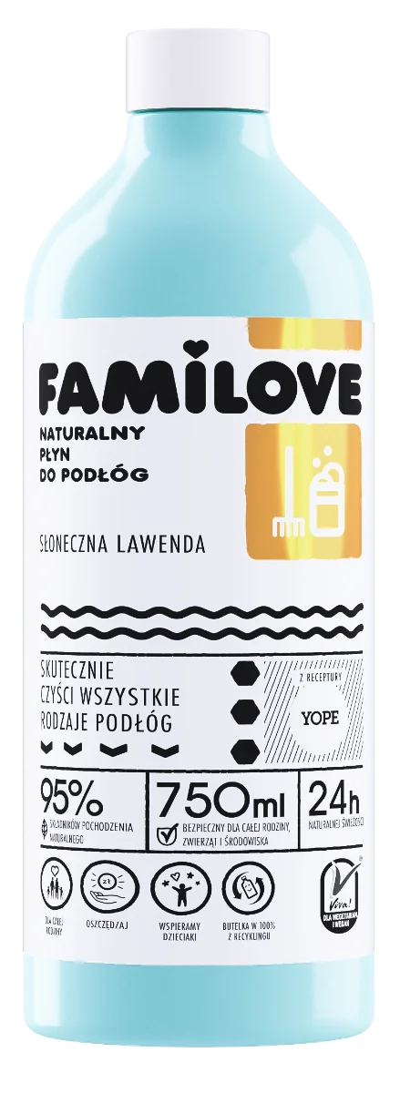 YOPE Familove naturalny płyn do podłóg, 750 ml