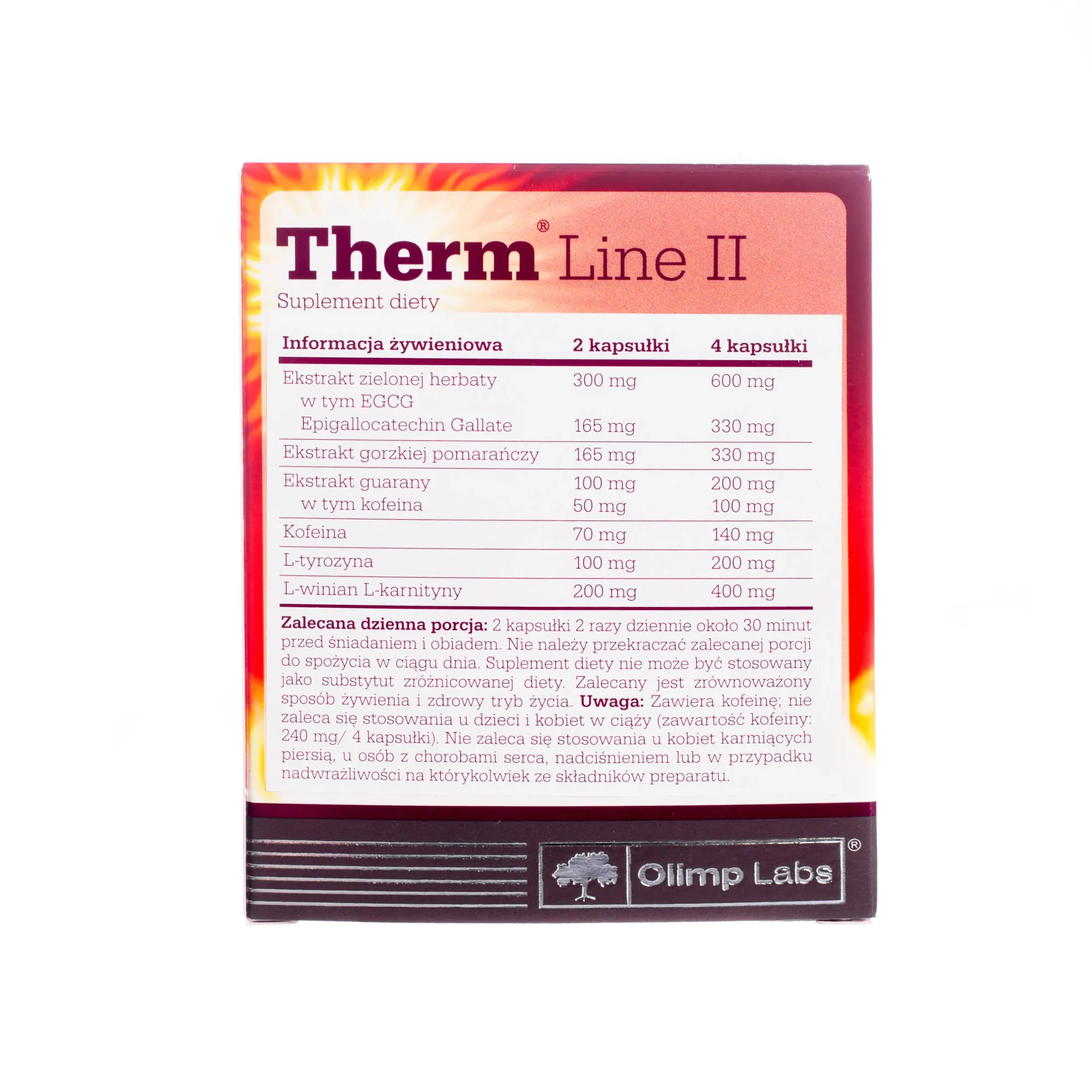 Olimp Therm Line II, suplement diety, 60 kapsułek 