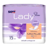 Seni Lady Slim Mini Plus, wkładki urologiczne, 15 sztuk