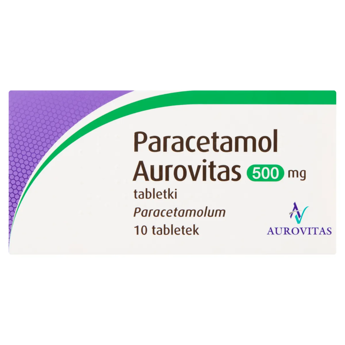 Paracetamol Aurovitas, 500 mg, 10 tabletek