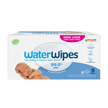 WaterWipes BIO chusteczki nawilżane, 9 x 60 szt.