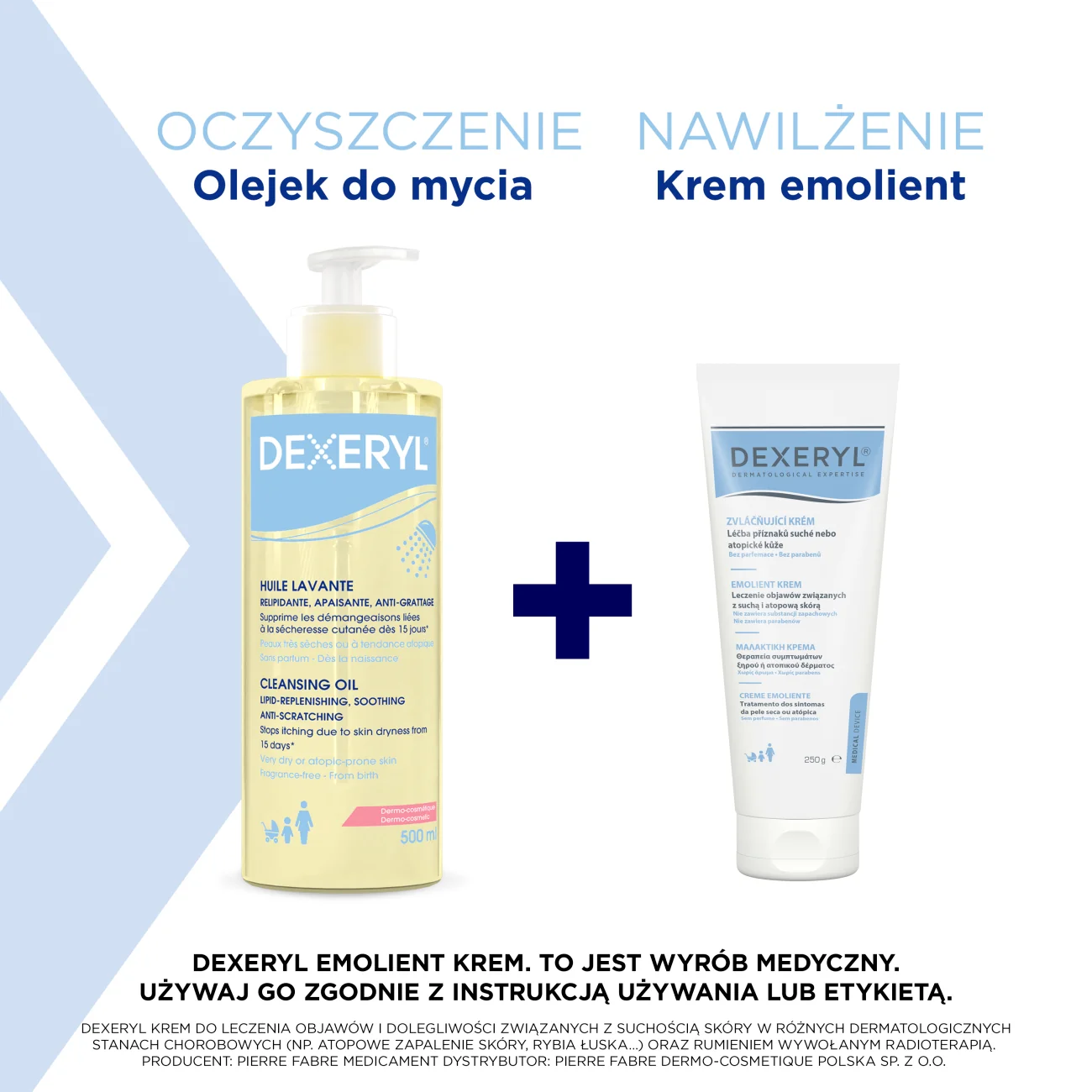 Dexeryl krem emolient, 250 g