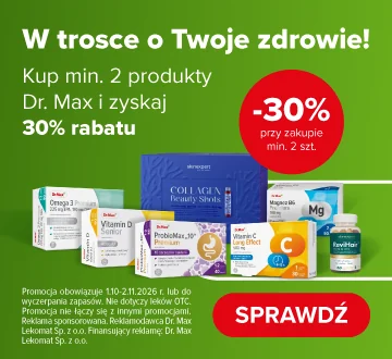 Dr. Max: -30% od min. 2 szt.