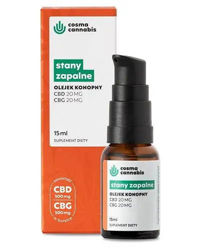Cosma Cannabis Stany Zapalne, suplement diety, 15 ml