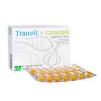 Tranvit + czosnek. 80 kapsułek elastycznych, 1300 mg