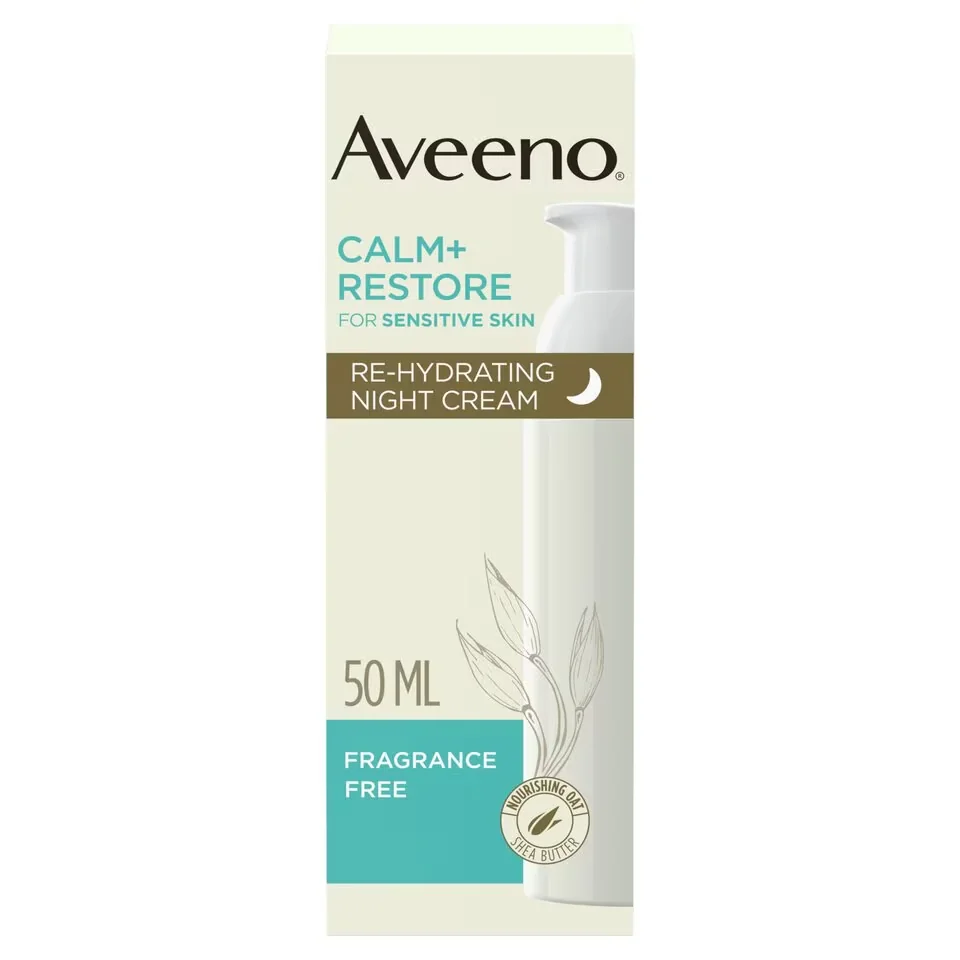 Aveeno® Calm + Restore™ przywracający nawilżenie krem na noc, 50 ml