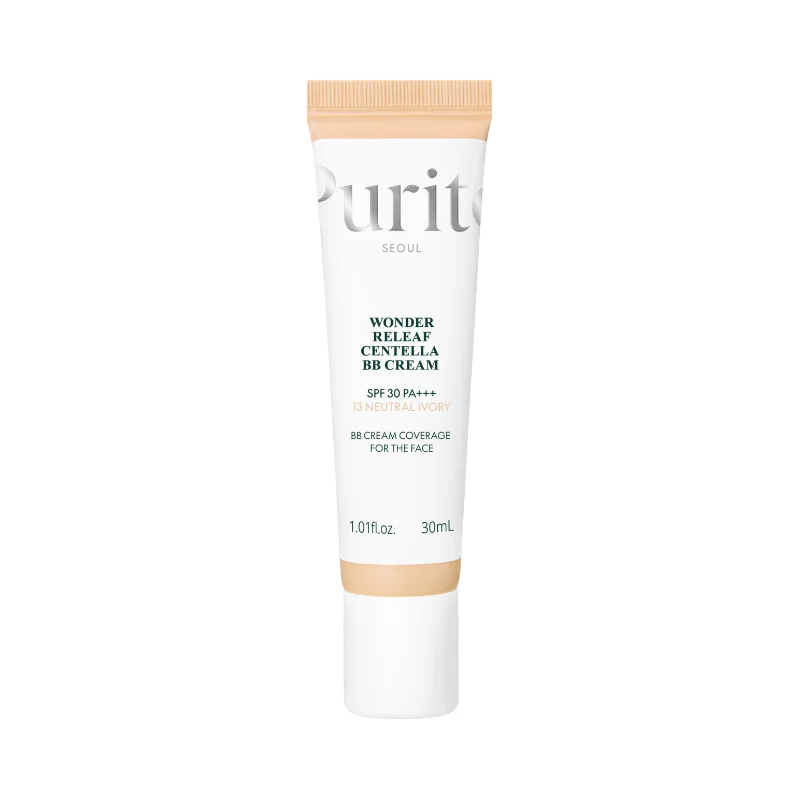 Purito Wonder Releaf Centella regenerujący krem BB z wąkrotą azjatycką #13 Neutral Ivory, 30 ml