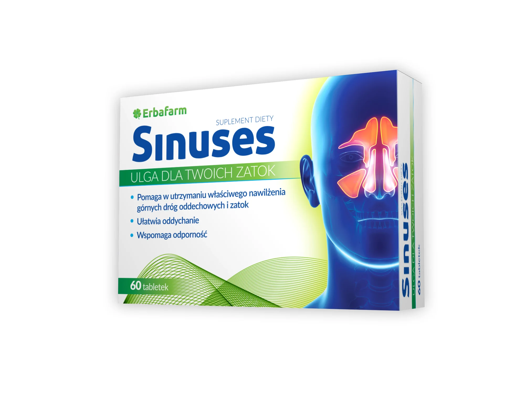Erbafarm Sinuses 60 tabletek