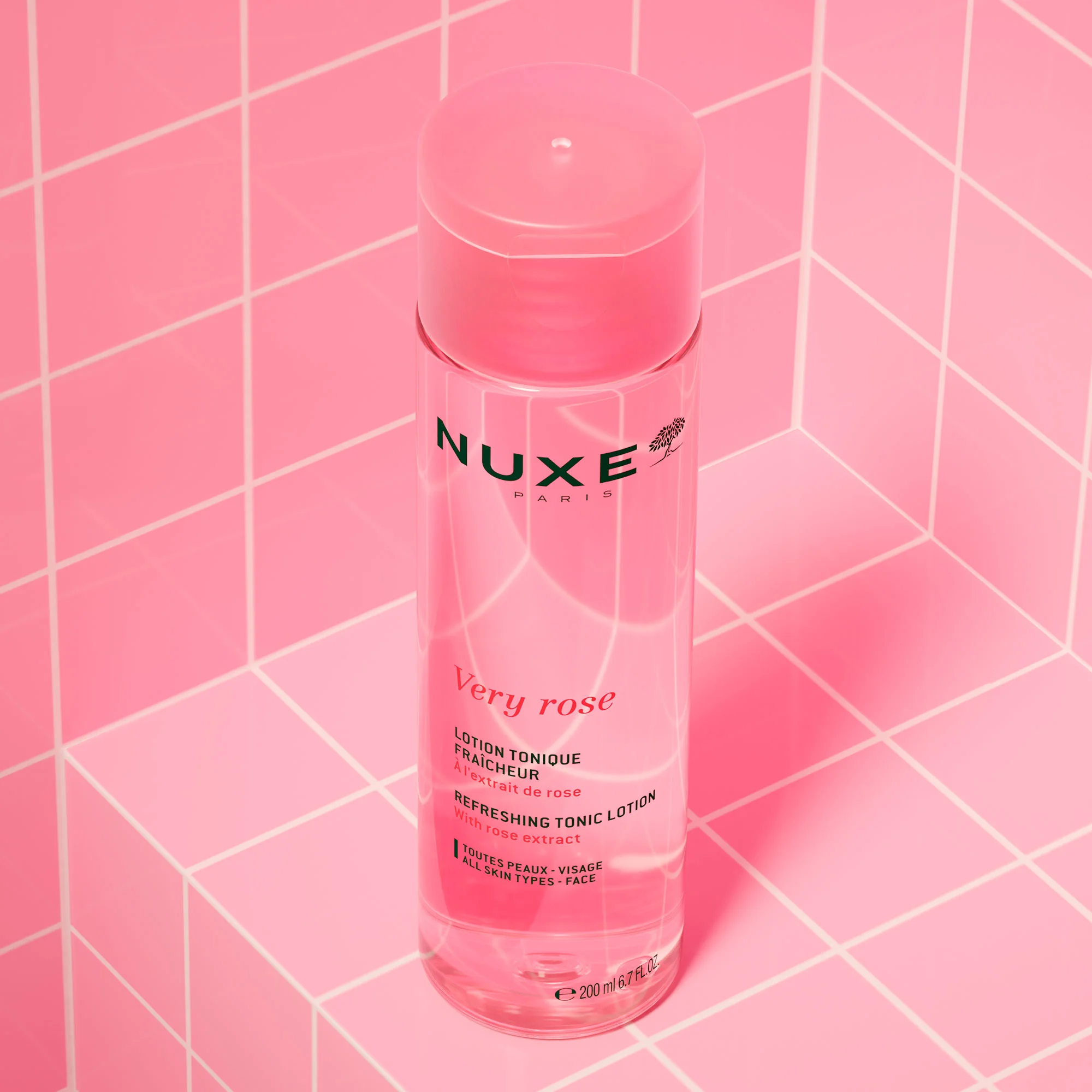Nuxe Very Rose odświeżający tonik do twarzy, 200 ml