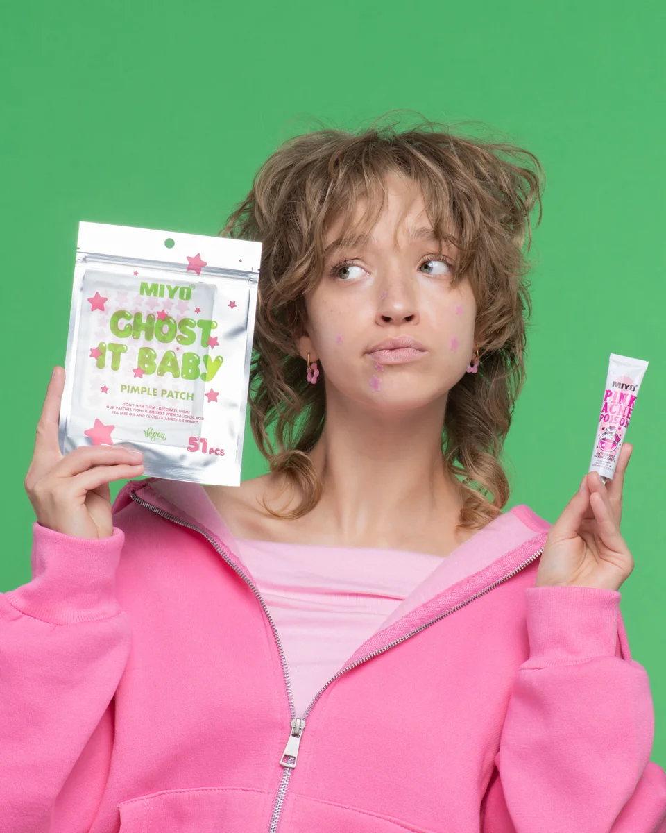 MIYO Pink Acne Poison punktowa pasta na niedoskonałości, 15 ml