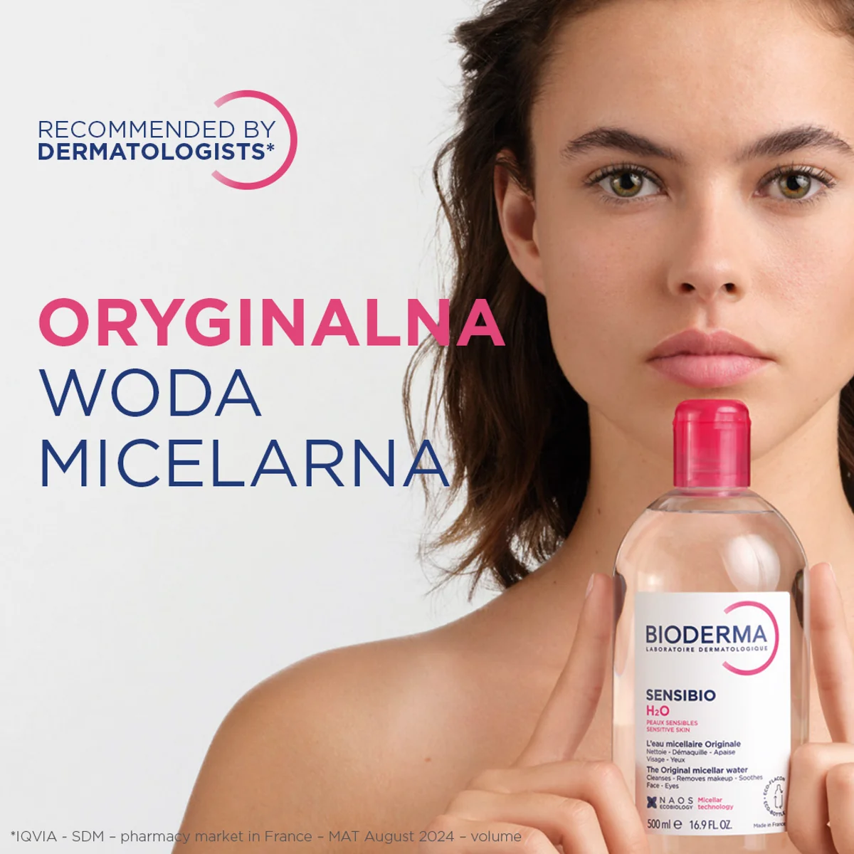 Bioderma Sensibio H2O płyn micelarny do twarzy, 500 ml