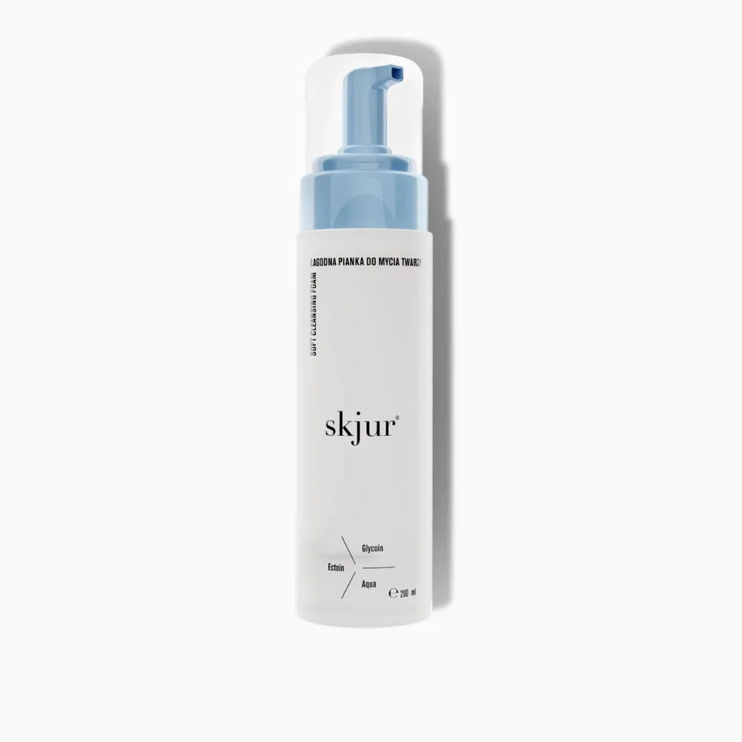 skjur® łagodna pianka do mycia twarzy, 200 ml