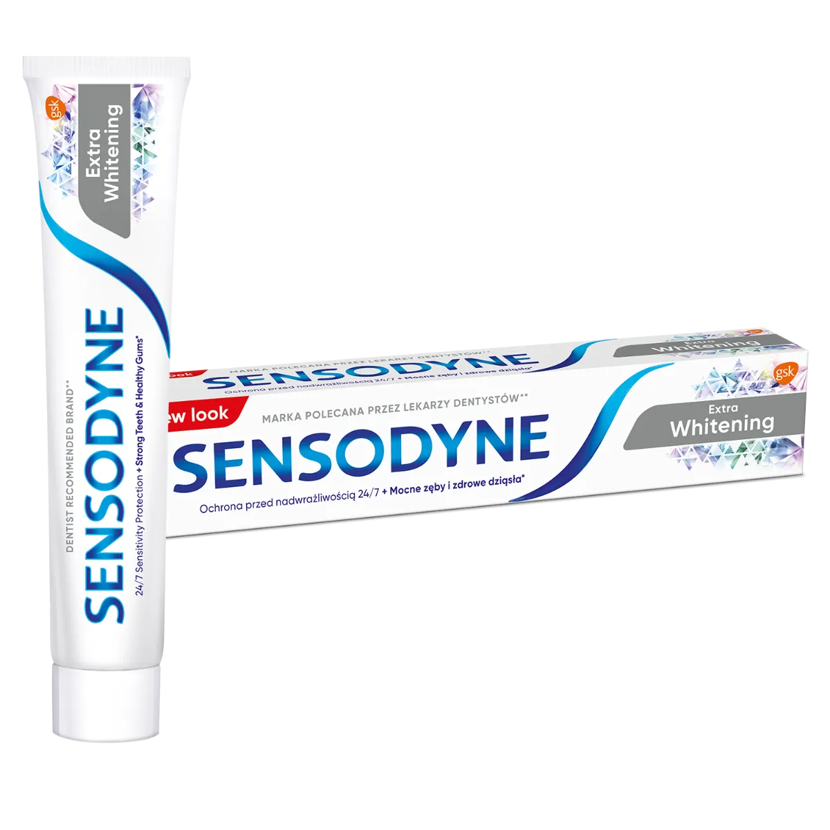 Sensodyne Extra Whitening, pasta do zębów z fluorkiem, 75 ml 