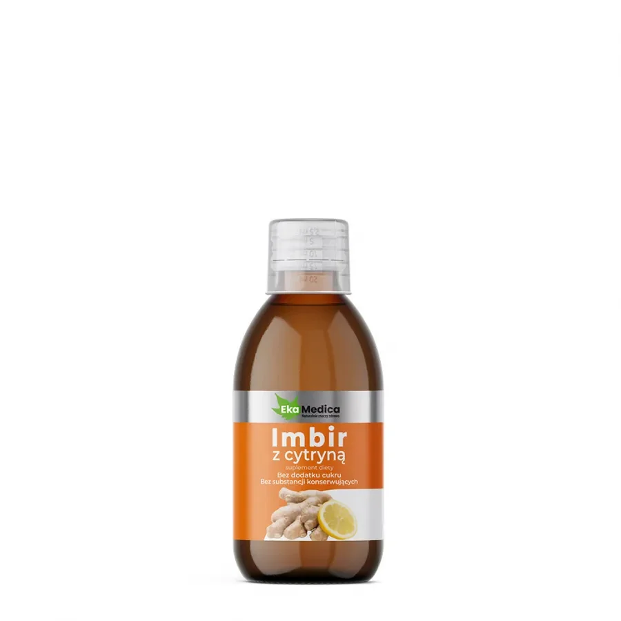 EKAMEDICA Imbir z cytryną, płyn 250 ml