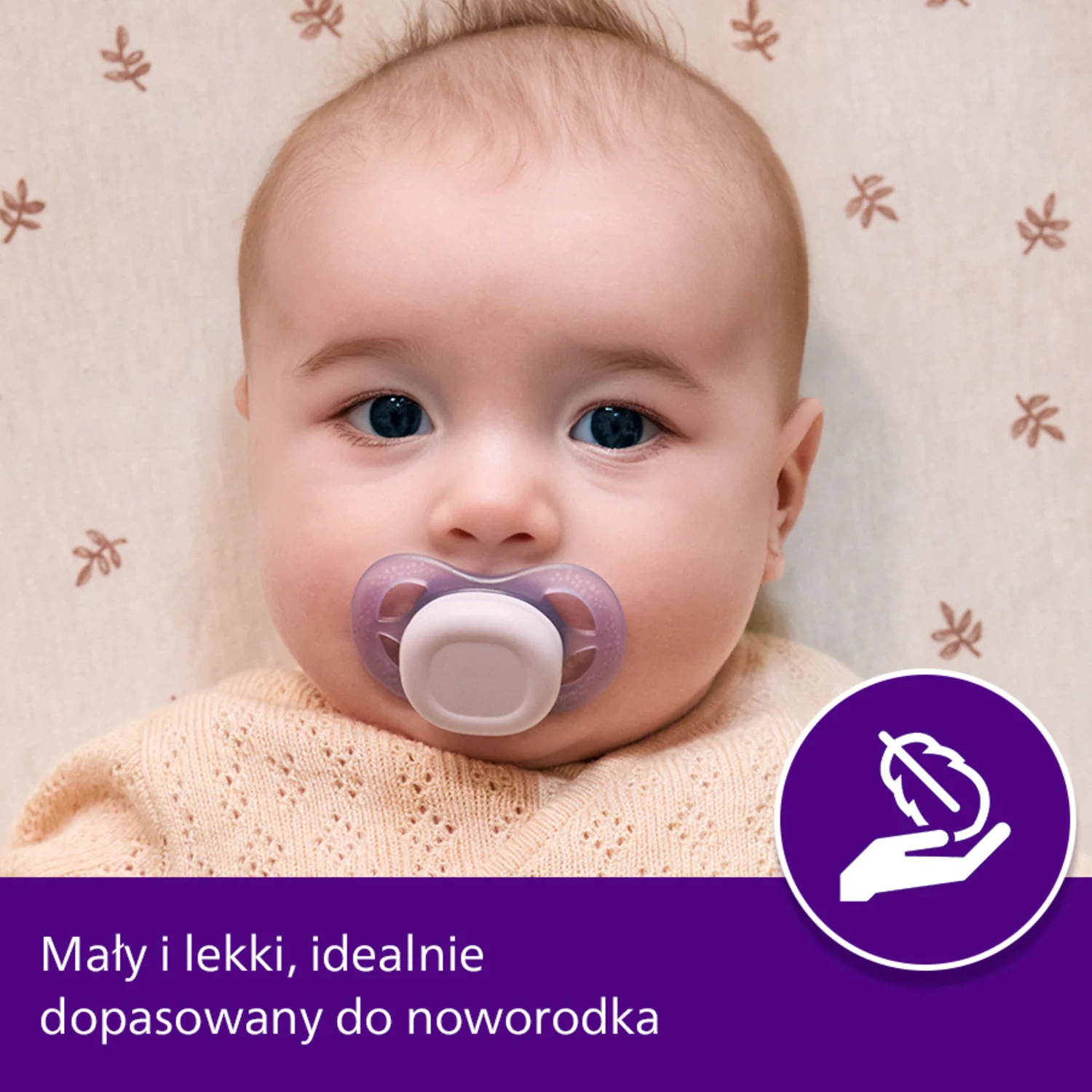 Philips Avent Ultra Start SCF075/01 smoczek ortodontyczny, 0-2 m, 2 szt.
