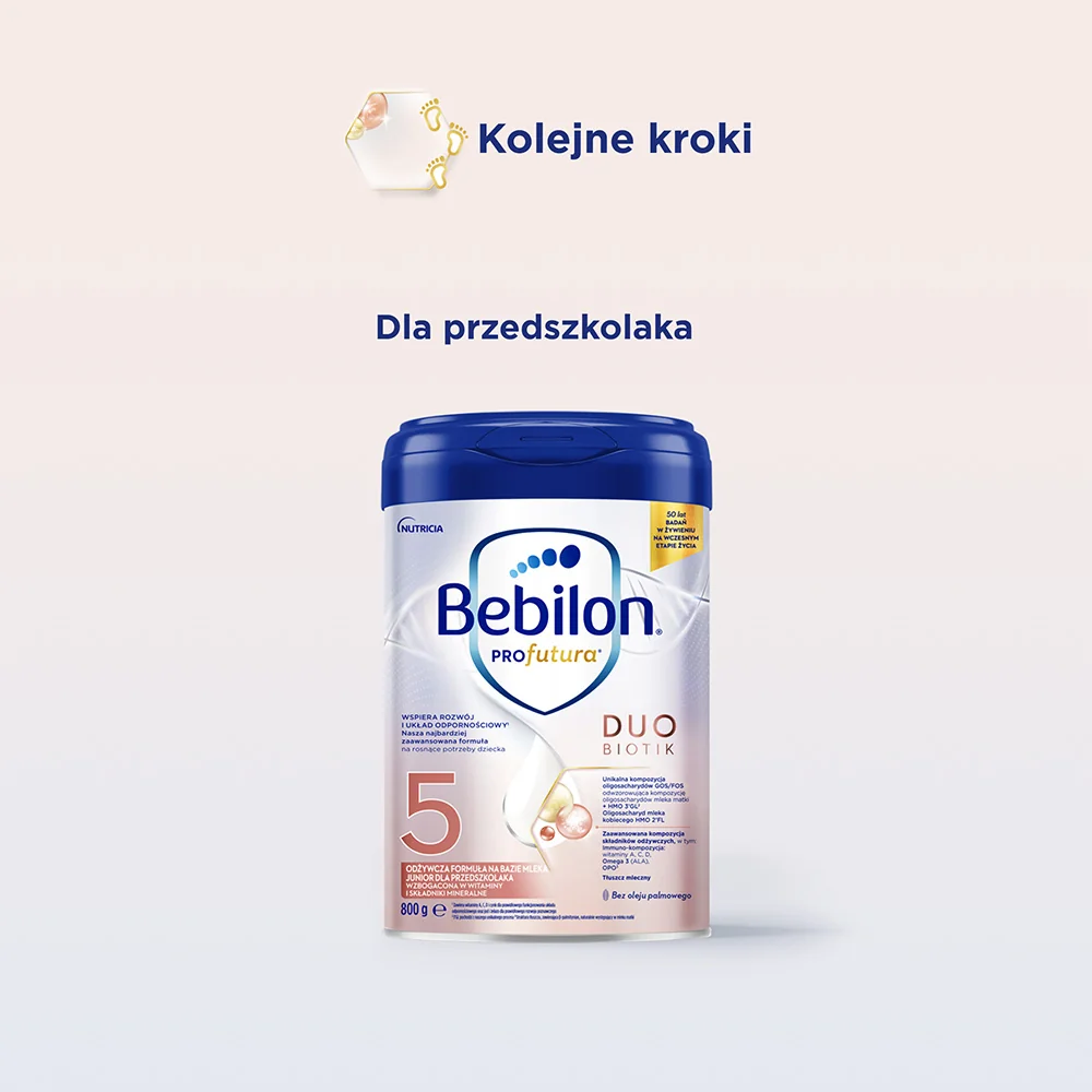 Bebilon Profutura DuoBiotik 4 odżywcza formuła na bazie mleka po 2. roku życia, 800 g