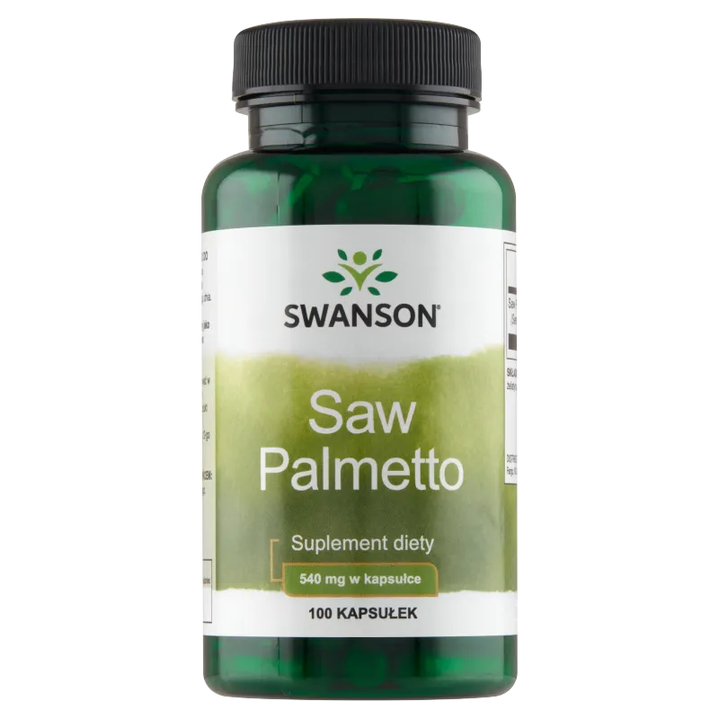 Swanson, Saw palmetto extract, 540 mg, suplement diety, 100 kapsułek