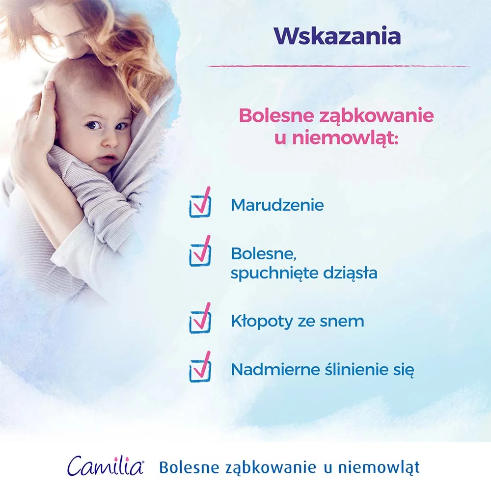 Camilia roztwór doustny na ząbkowanie, 30 pojemników jednodawkowych po 1 ml