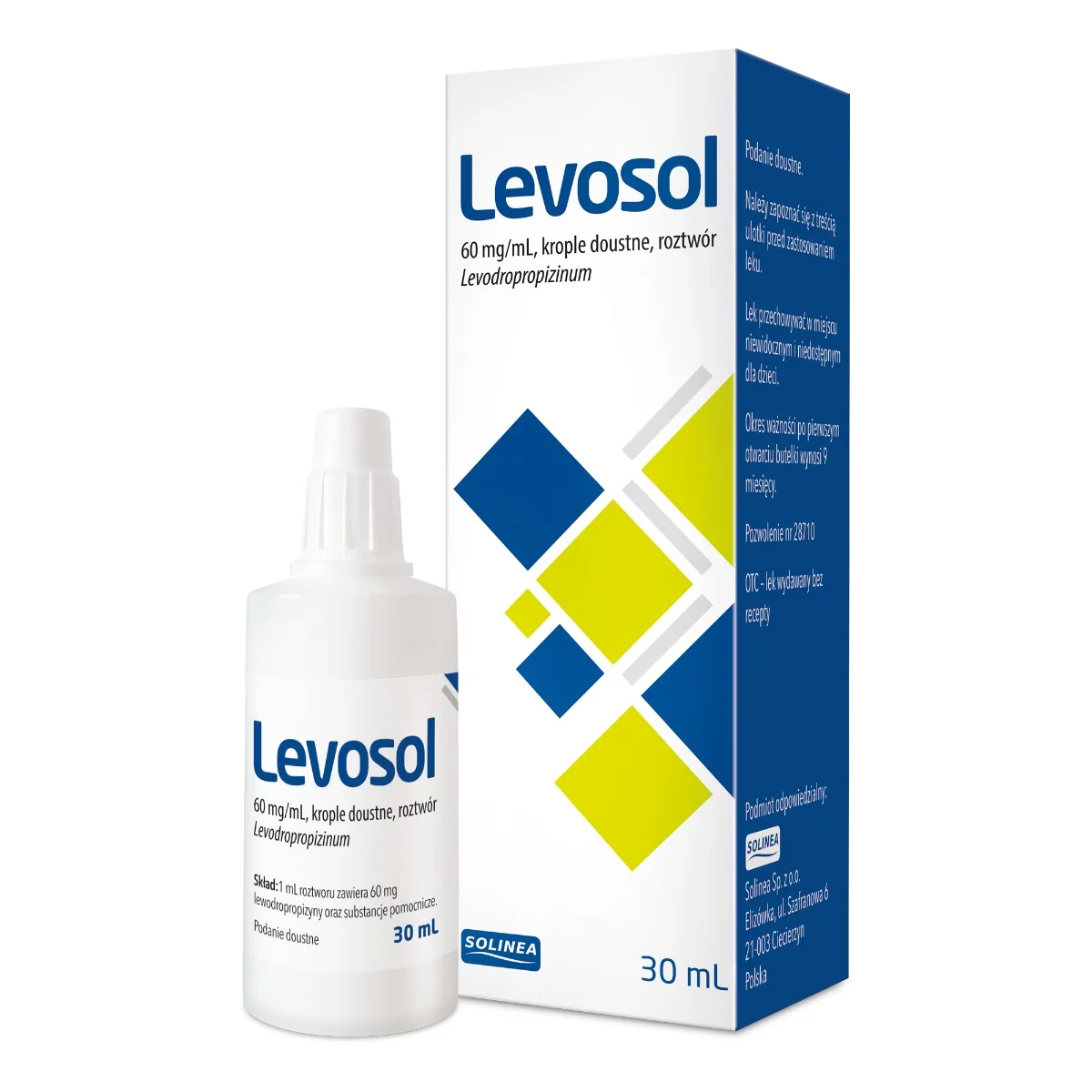 Levosol, 60 mg/ml krople doustne 30 ml