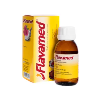 Flavamed 15 mg/5 ml syrop, Ambroxoli hydrochloridum, 100 ml 