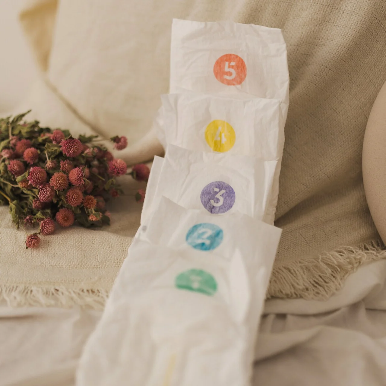 Bambiboo COTTONWEAR jednorazowe pieluszki z bawełną organiczną rozmiar 4, 24 szt.